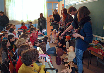 La vie de Don Bosco en marionnette. Merci au lycée de Bailleul !