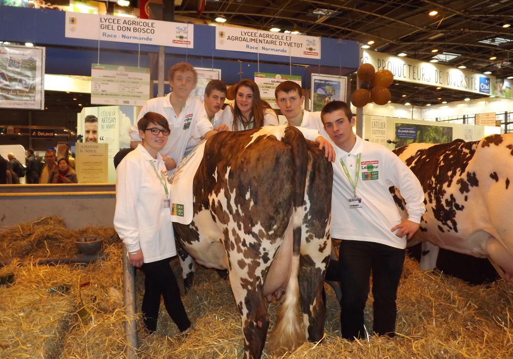 Giel Don Bosco et Flower au Salon de l’Agriculture