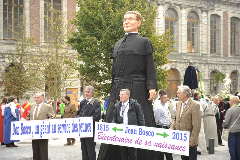 Un Don Bosco Géant à Tournai