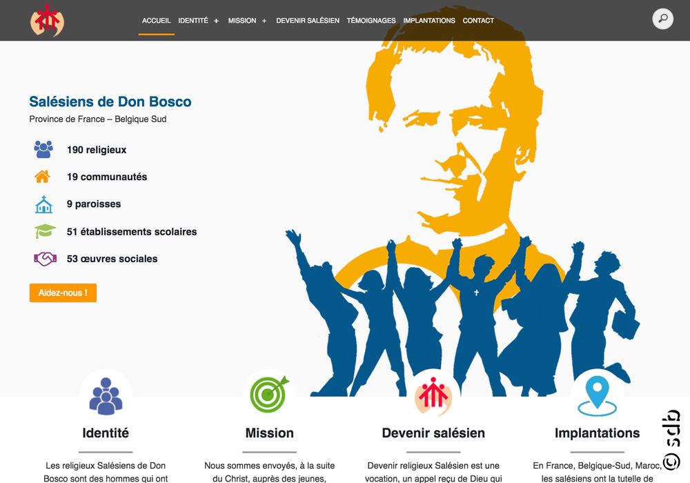 Le site salesien.com est renouvelé : les salésiens de Don Bosco en lumière !