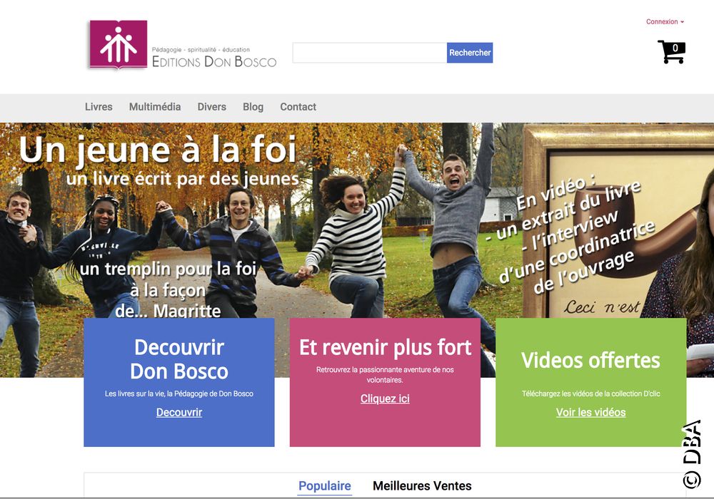 « La refonte du site des Editions Don Bosco est une belle expérience. »