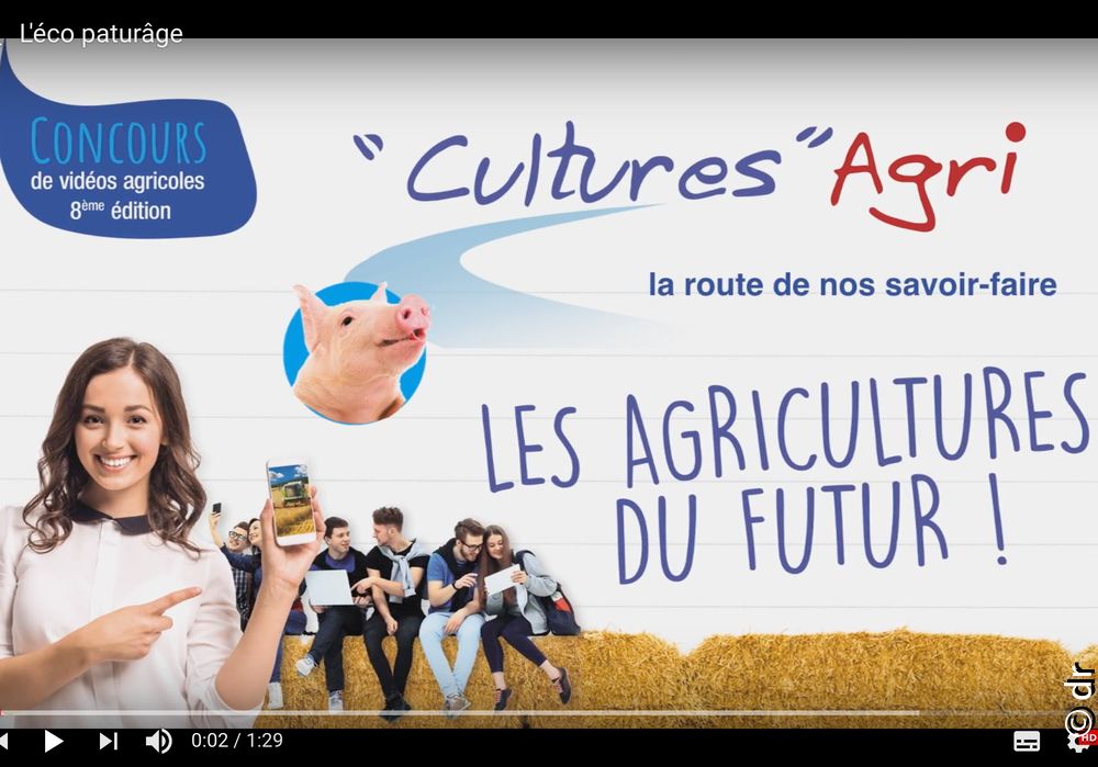 Les Bac Pro Paysage du Campus de Pouillé remportent le 1er prix au concours vidéo Culture Agri !