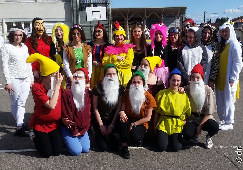 Carnaval et cross solidaire au lycée Jean-Baptiste d’Allard à Montbrison