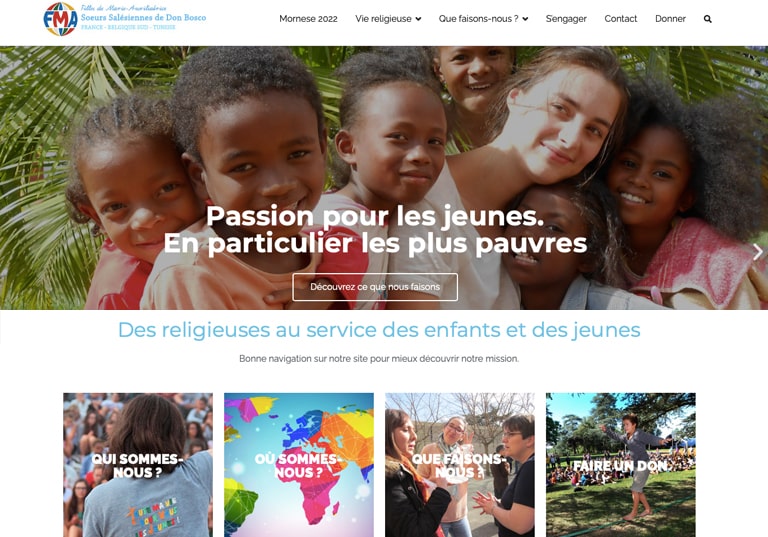 Pour la Fête de sainte Marie-Dominique, un nouveau site internet pour les sœurs salésiennes de Don Bosco