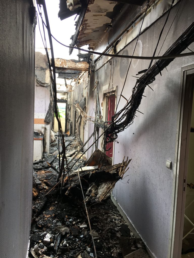 La foudre est tombée sur un bâtiment de notre maison d’enfants NotreDame, à Troarn Don Bosco