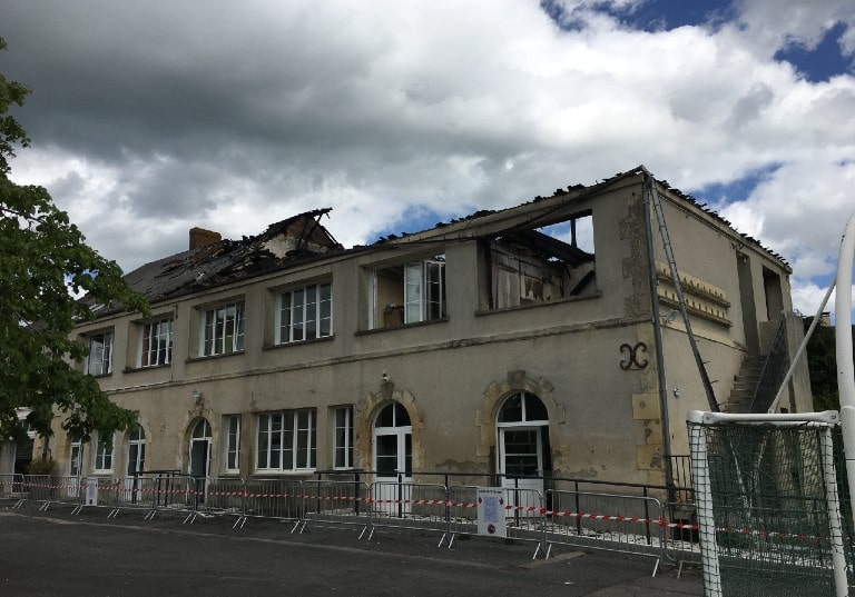 La foudre est tombée sur un bâtiment de notre maison d’enfants Notre-Dame, à Troarn