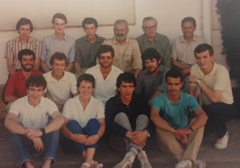 Les coopérants à l’origine de la JUK-SPEL aux côtés des salésiens, de retour à Kénitra (Maroc) cinquante ans après !