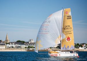 Mini Transat : l’incroyable cadeau du skipper Aymeric Le Renard au réseau Don Bosco !