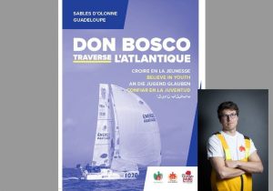 Mini-transat : l’incroyable cadeau du skipper Aymeric Le Renard au réseau Don Bosco !