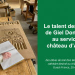 Des élèves de Giel Don Bosco, dans l’Orne, ont créé une cathèdre destinée au château d’Angers | Ouest-France