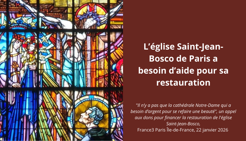 « Il n’y a pas que la cathédrale Notre-Dame qui a besoin d’argent pour se refaire une beauté », un appel aux dons pour financer la restauration de l&rsquo;église Saint-Jean-Bosco | France3