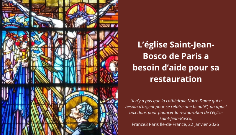 « Il n’y a pas que la cathédrale Notre-Dame qui a besoin d’argent pour se refaire une beauté », un appel aux dons pour financer la restauration de l&rsquo;église Saint-Jean-Bosco | France3