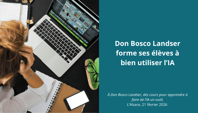 À Don Bosco Landser, des cours pour apprendre à faire de l’IA un outil | L&rsquo;Alsace
