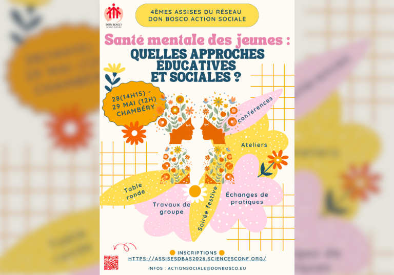 « La santé mentale des jeunes : quelles approches éducatives et sociales ? », thème des 4es Assises du réseau Don Bosco Action Sociale