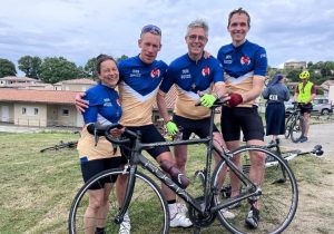 Sur les routes de la Drôme, salésiens et salésiennes à nouveau bien représentés au championnat de France cycliste du clergé