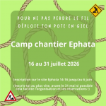 Camp chantier Ephata : 14-16 ans