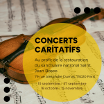 Concerts caritatifs à l&rsquo;église Saint-Jean-Bosco