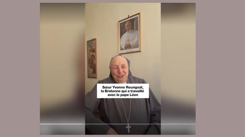 Visite du pape Léon XIV : mère Yvonne Reungoat témoigne pour Ouest-France